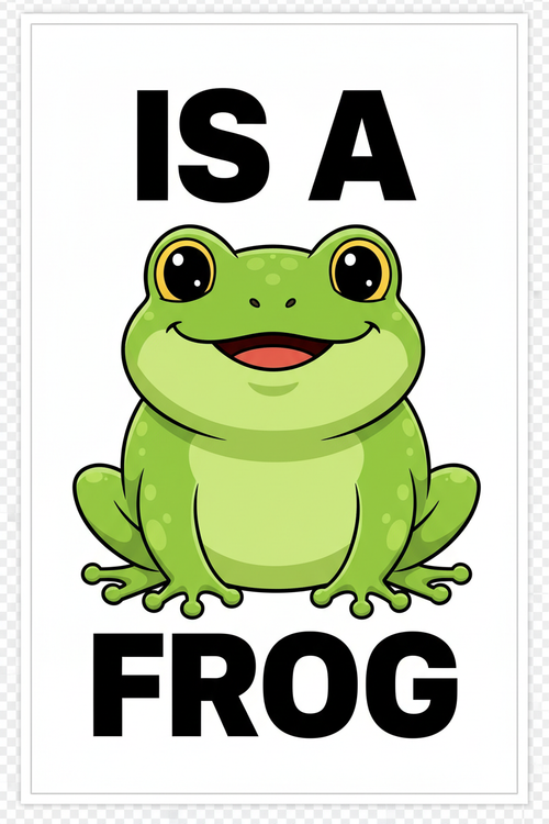 Happy Frog Shirt Design